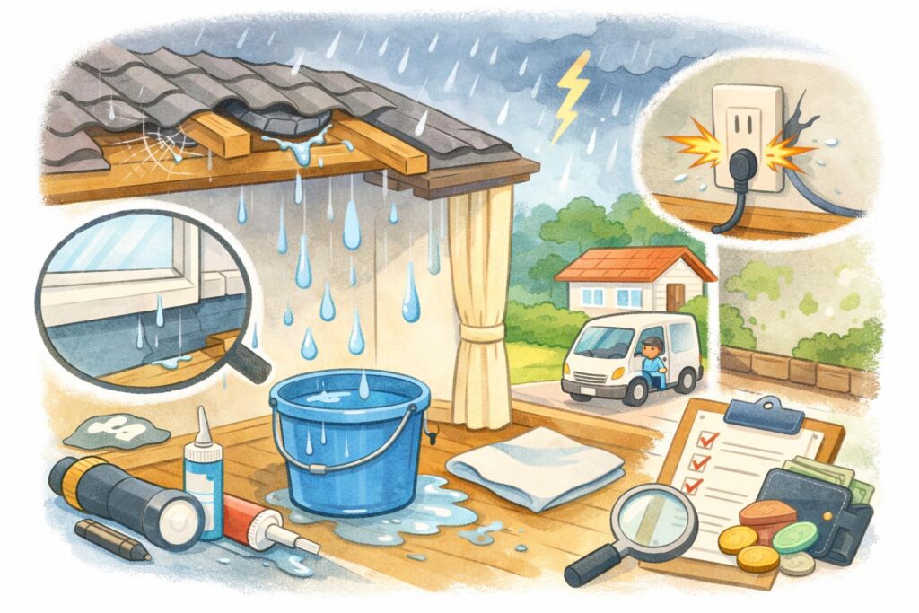 雨漏り調査・修繕 けんおうリノベーション